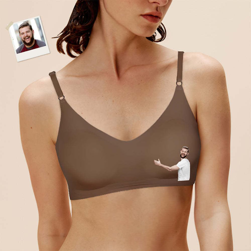 Custom Face Women Seamless Lingerie Personalized Women's Camisole Underwear Boyfriend's Hug
