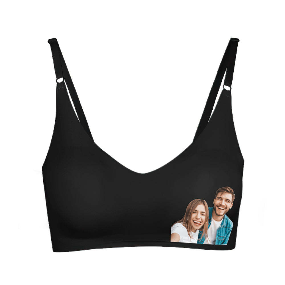 Custom Photo Women Seamless Lingerie Personalized Women's Camisole Underwear for Lover
