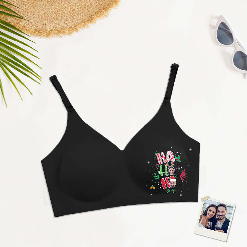 Custom Face Women Seamless Lingerie Personalized Women's Camisole Underwear Christmas Gift