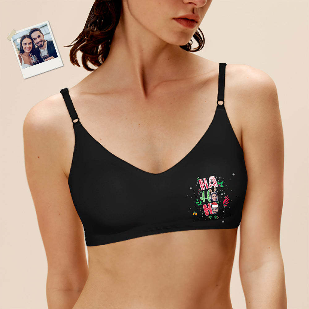 Custom Face Women Seamless Lingerie Personalized Women's Camisole Underwear Christmas Gift