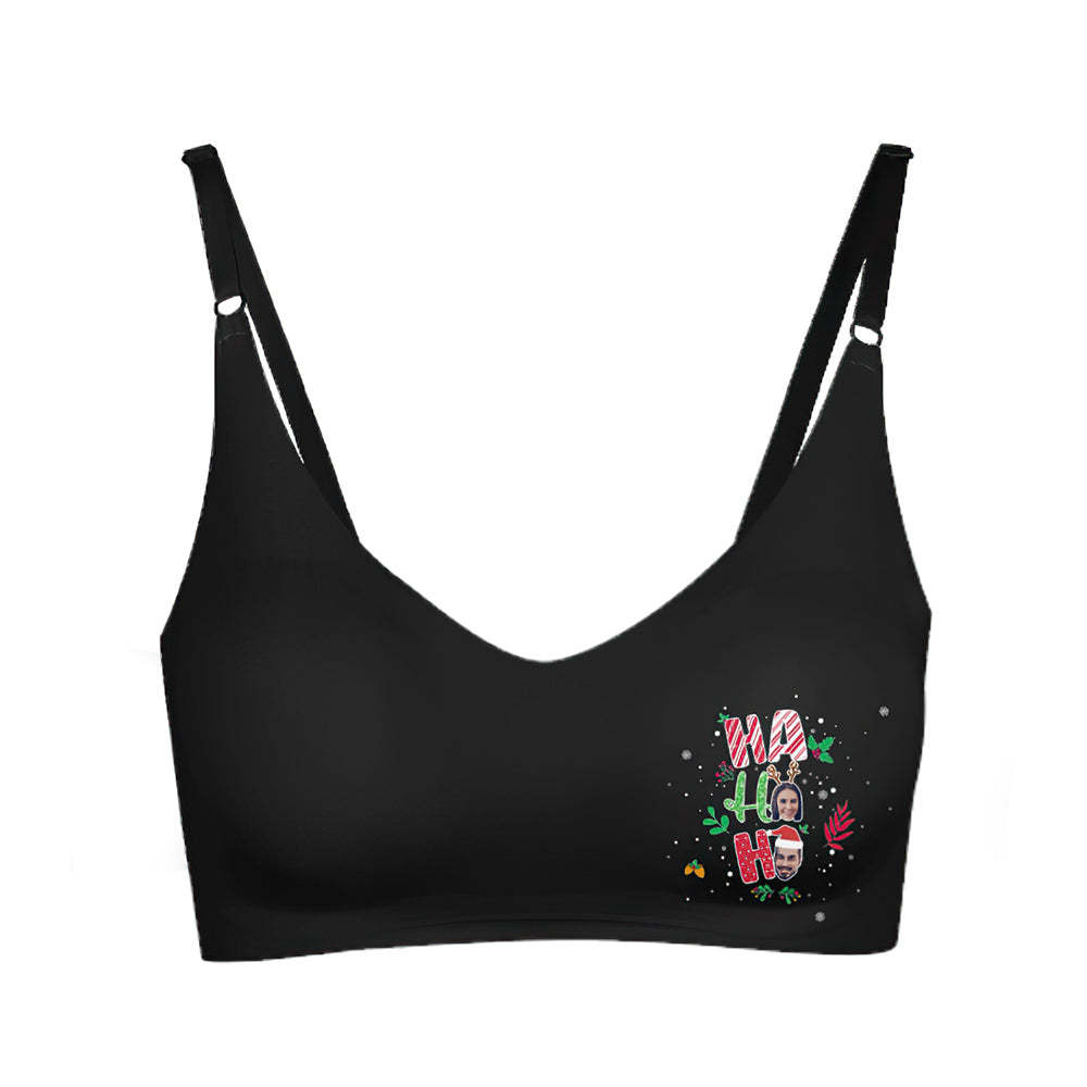 Custom Face Women Seamless Lingerie Personalized Women's Camisole Underwear Christmas Gift