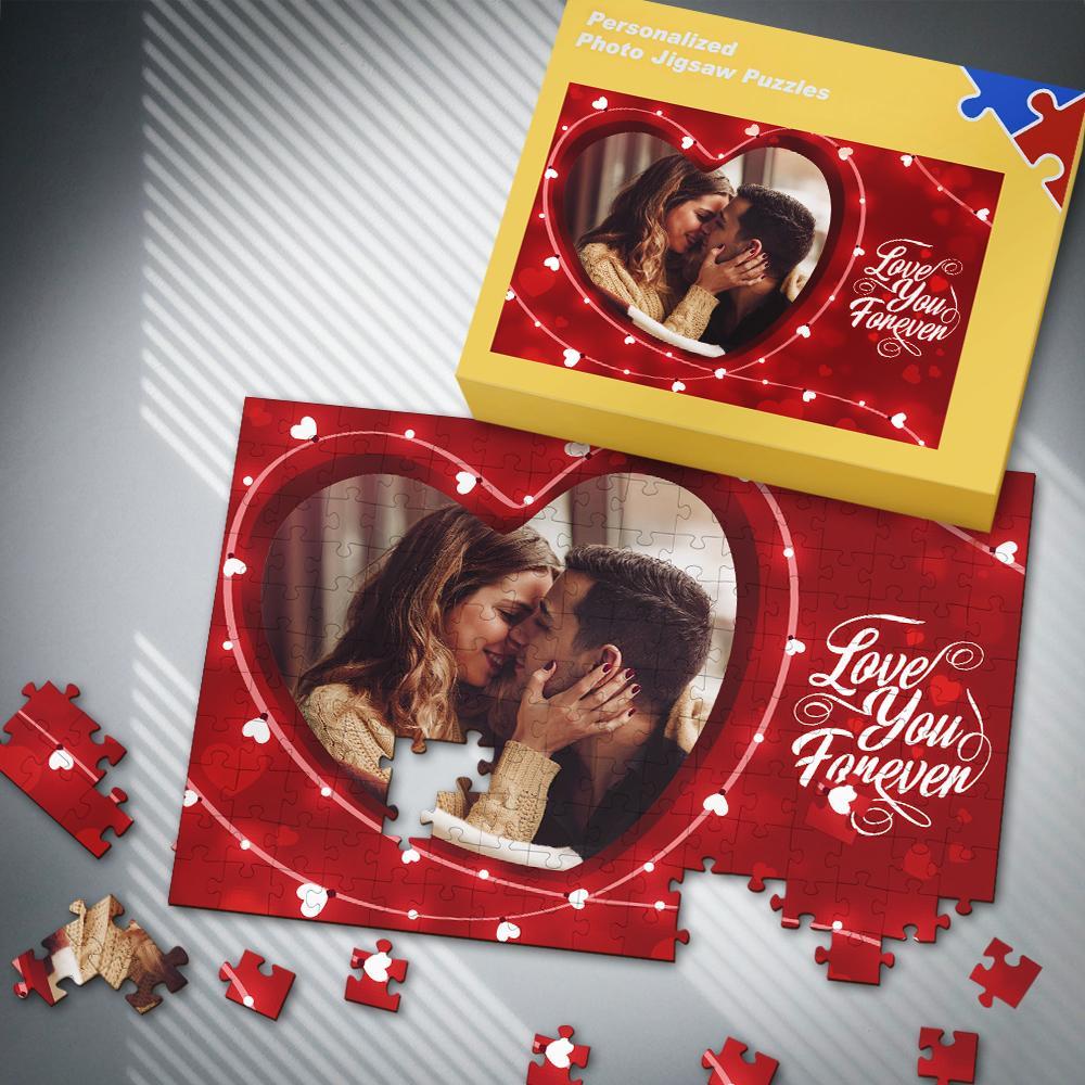 Custom Love You Forever Photo Puzzle 35-500 Pieces