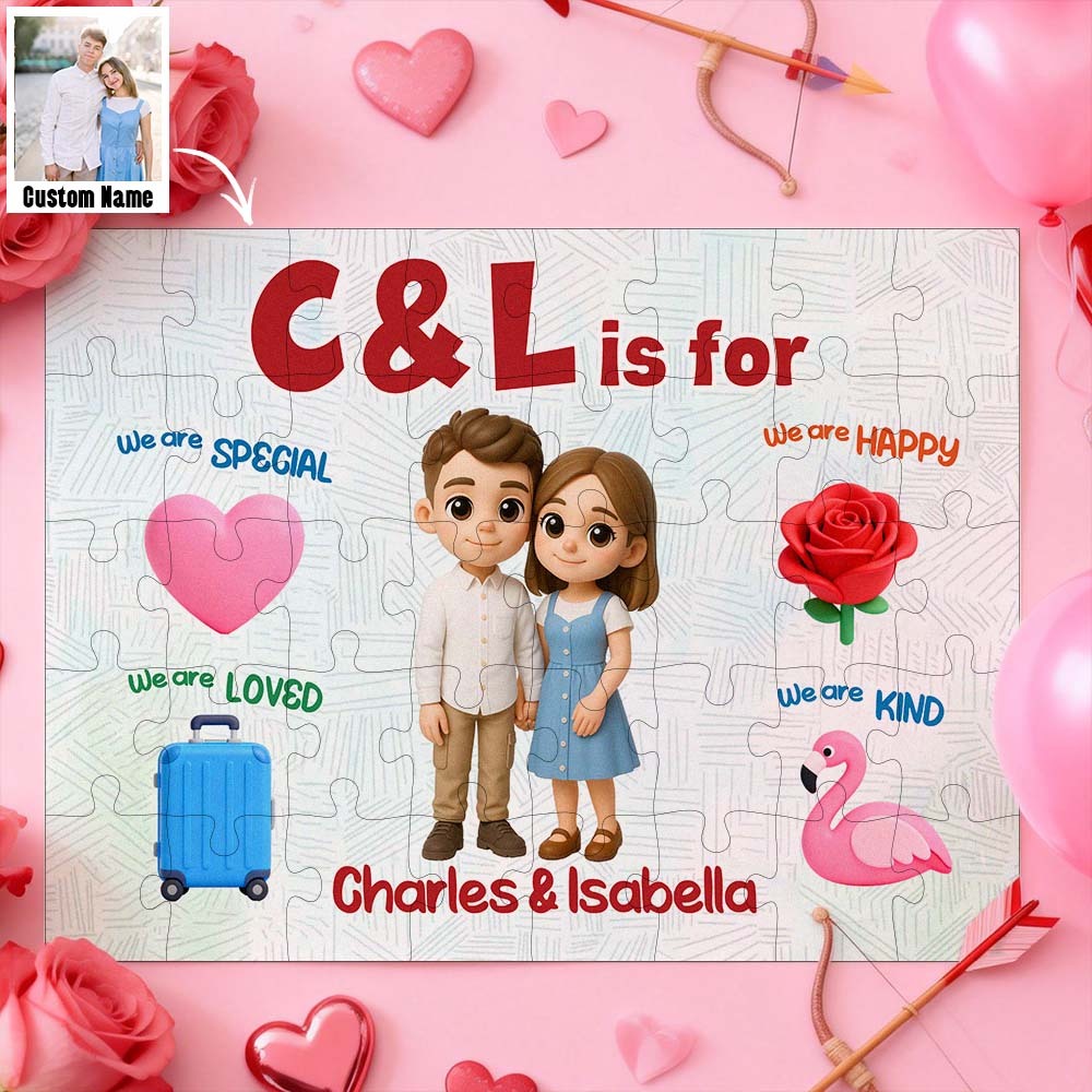 Jigsaw Puzzle Personalized - HAPPY BIRTHDAY | Gift For Grandkid - Gift