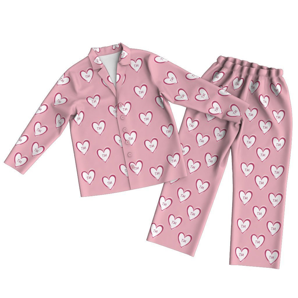 Name On Pink Pajamas, Tops And Pants