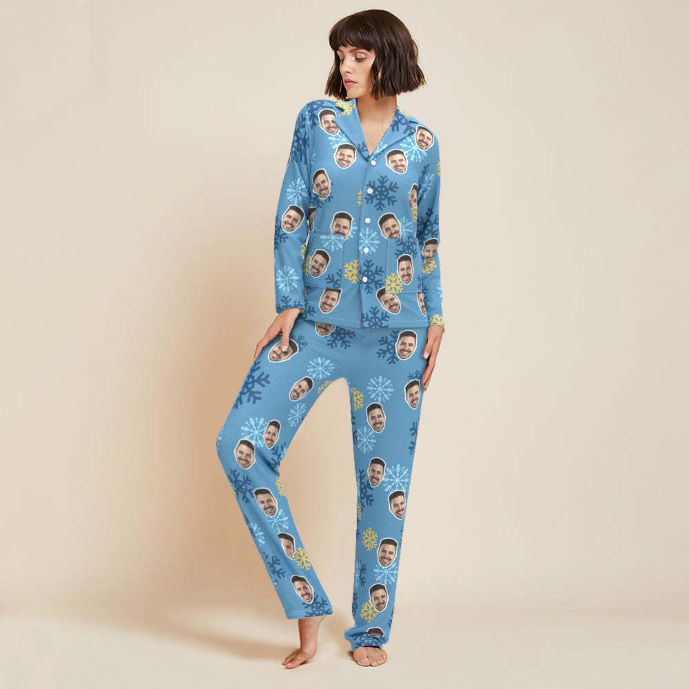 Custom Face Pajamas Sleepwear Personalised Photo Pajamas Gift For Friends
