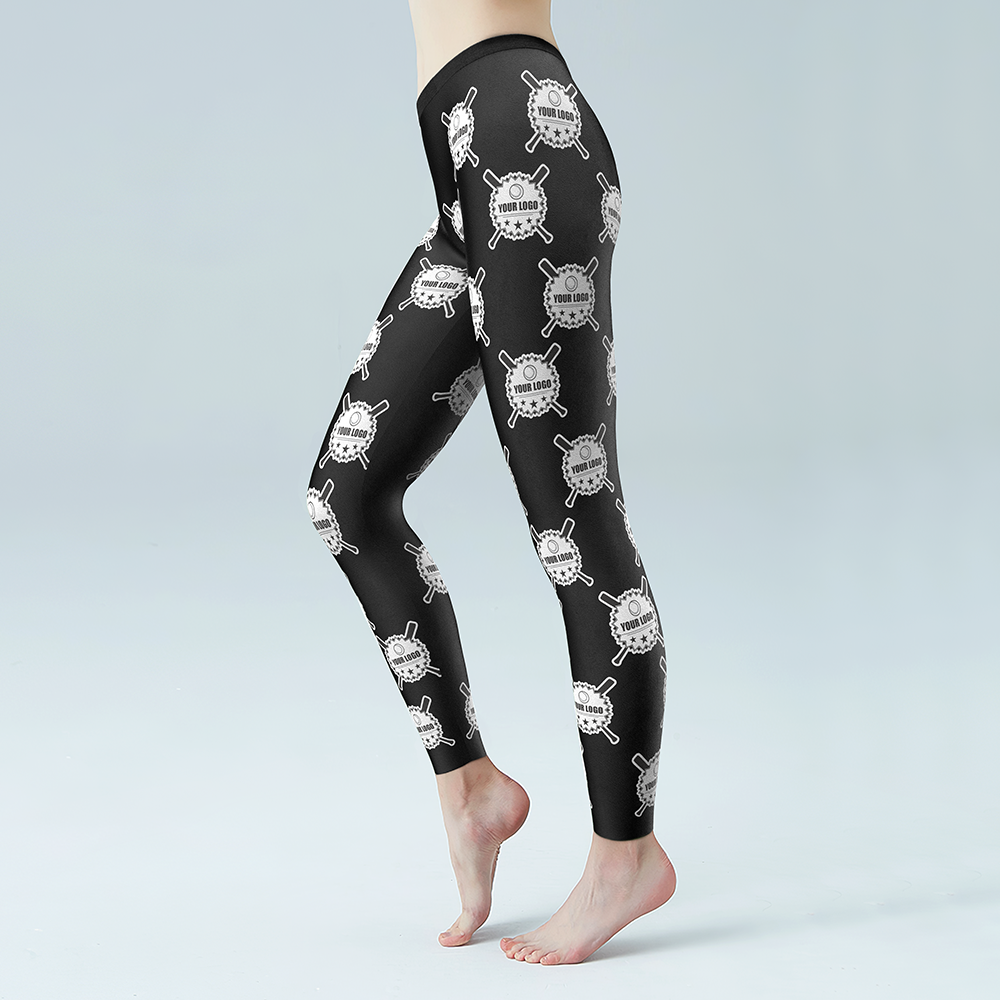 Custom Logo Leggings Low Gym Pants Company Gifts For Her - Logo
