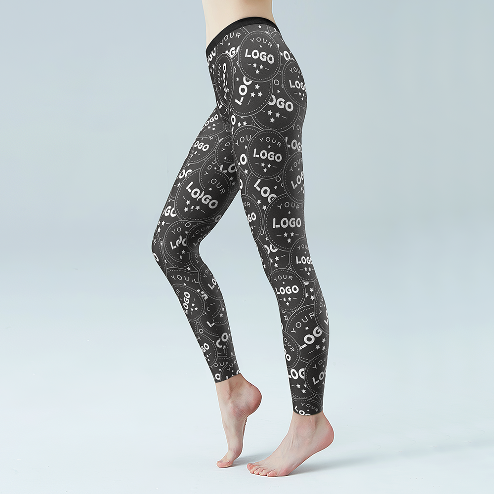 Custom Logo Leggings Low Gym Pants Company Gifts For Her - Mash