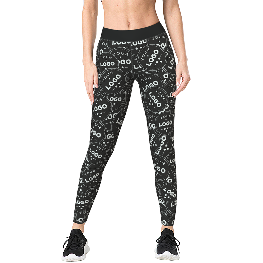 Custom Logo Leggings Low Gym Pants Company Gifts For Her - Mash
