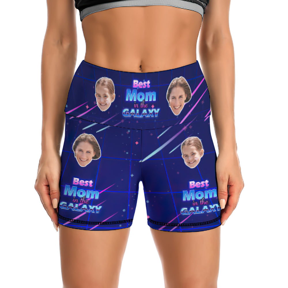Custom Face Leggings and Tank Top Yoga Clothing Suit Mother's Day Gift - Best Mom in the Galaxy