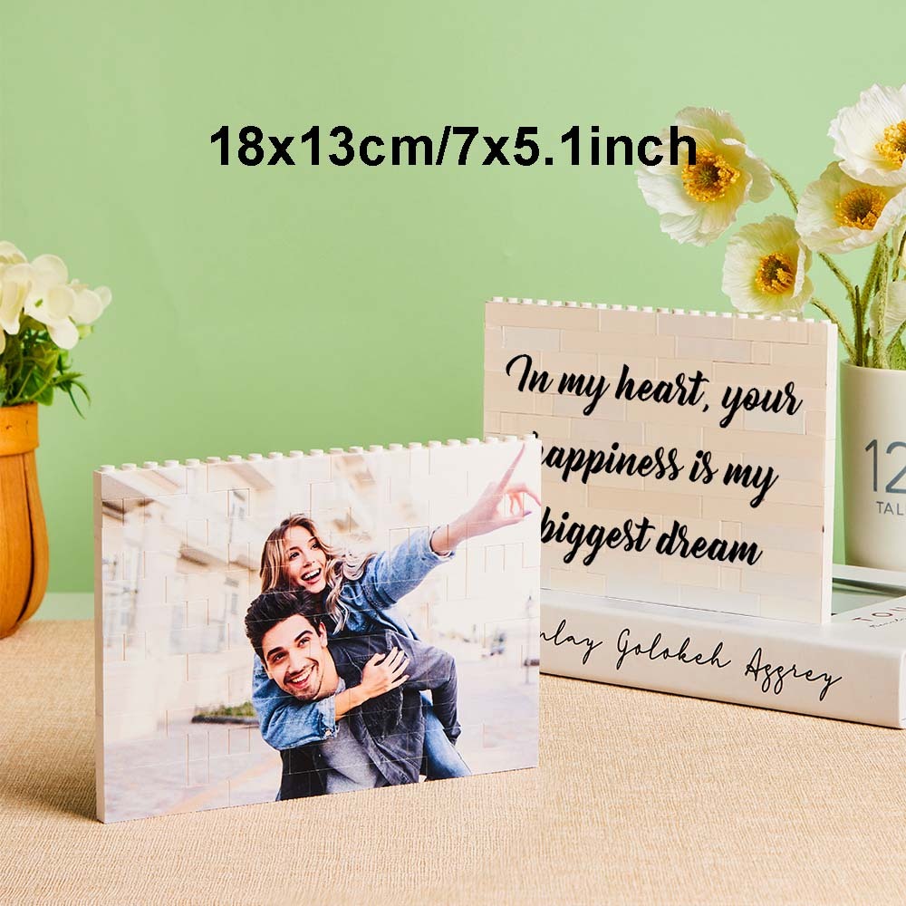 Custom Block Puzzle Personalized Photo Building Brick Multiple Shapes and Sizes Gift for Lover - SantaSocks