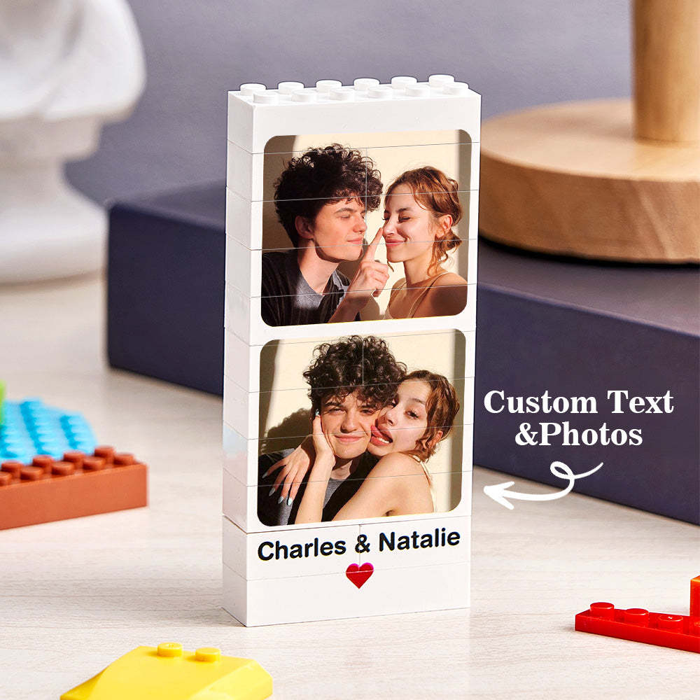 Personalized Photo Building Block Picture Brick Puzzle Gift for Lover - SantaSocks