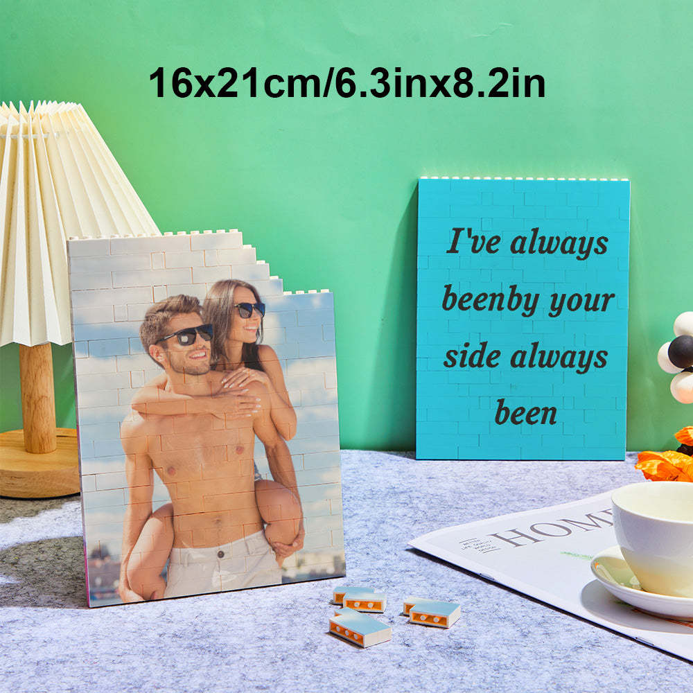 Custom Block Puzzle Personalized Photo Building Brick Multiple Shapes and Sizes Gift for Lover - SantaSocks