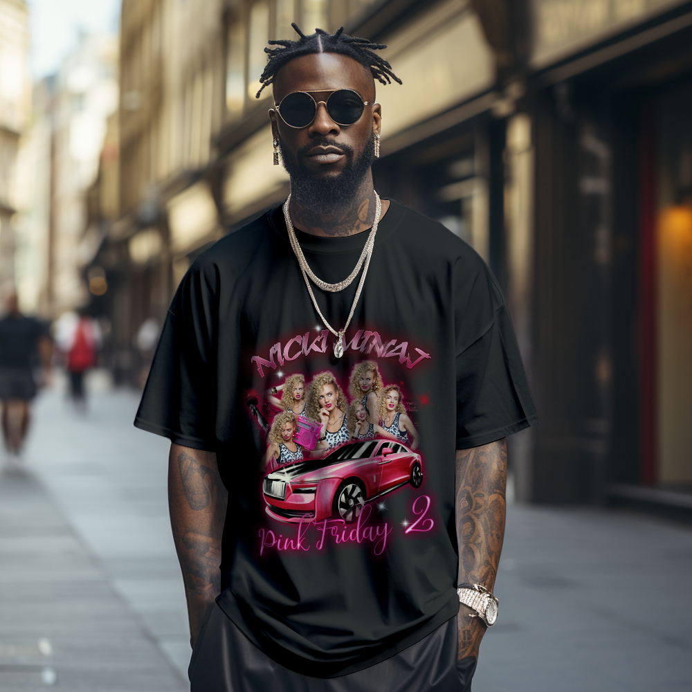 Custom Photo Vintage Tee Personalized Name T-shirt for Men Unique 90s Vintage Shirt Old School Tee