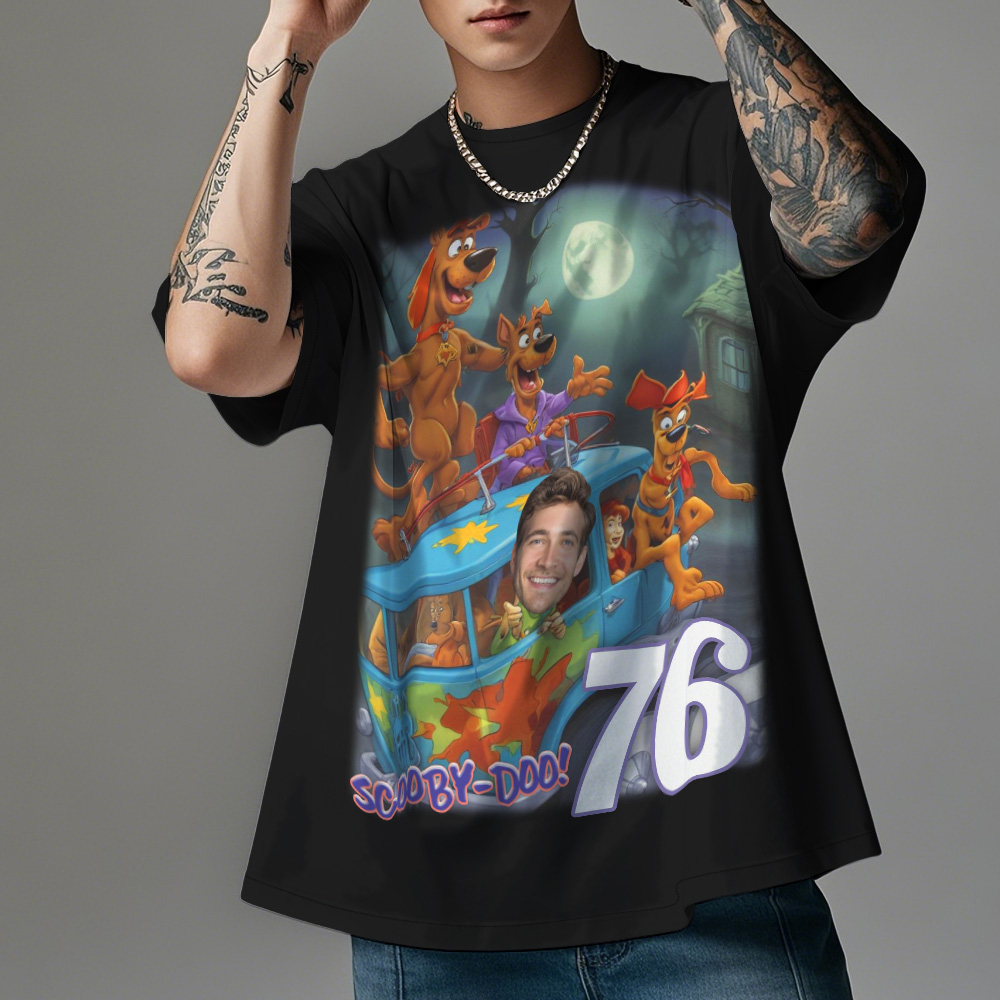 Custom Vintage Photo Tee Personalized Retro Fashion T-Shirts for Gift