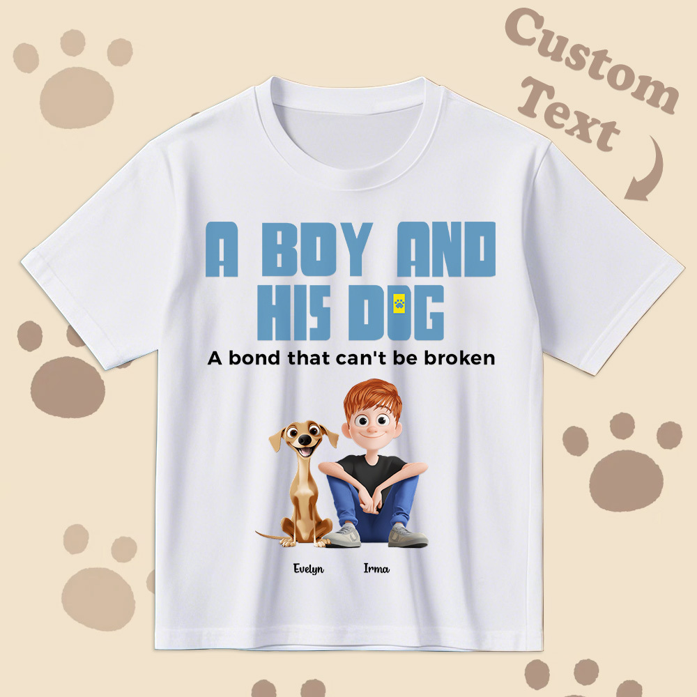 A Bond That Can't be Broken-Personalized Cartoon Shirt Father Day Gift