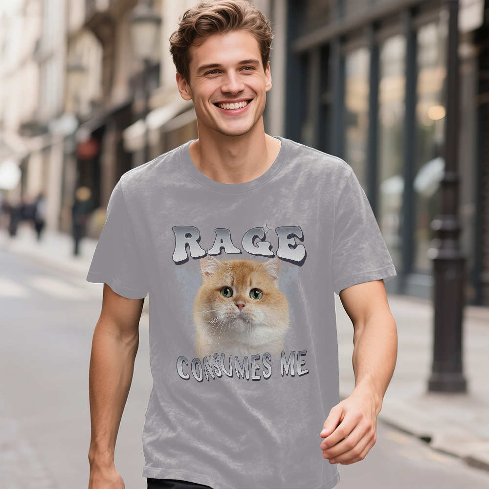 Custom Photo Vintage Certified Freak Funny Cat Meme T-Shirt Vintage Kitty Graphic Tee Retro Washed Cat Lover Shirt Funny Pet Humor Gift Unisex 90s Cat Top