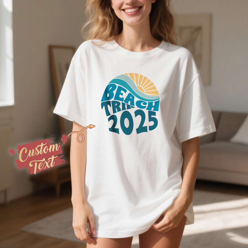 Custom Text T-Shirt Personalized Seek Adventure Shirt,Vacation Shirt Camping Shirt Adventure Lover Shirt Travel Gift T Shirt