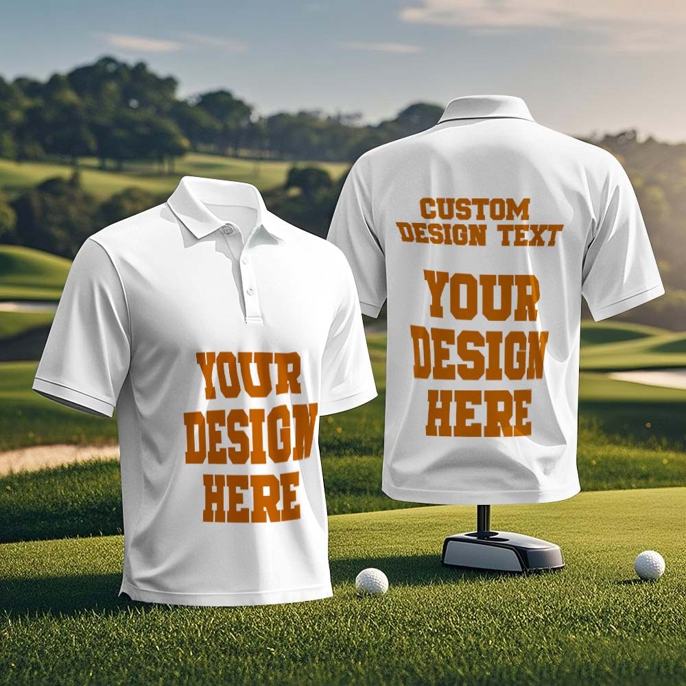 Custom Face Polo Shirt Personalized Polo With Logo Gift Perfect For Bu