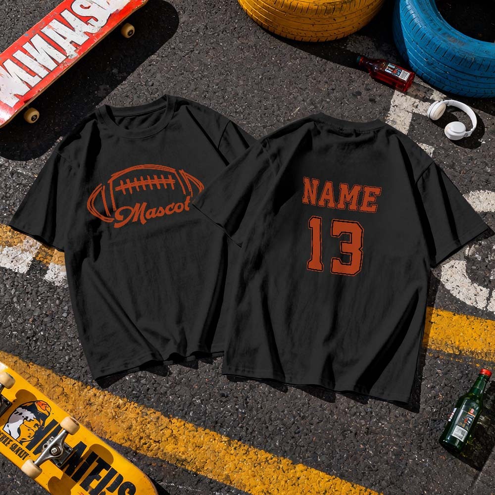 Personalized Photo T-Shirt Custom Black Number And Photo Sports Style Tee Gift for Fans - SantaSocks