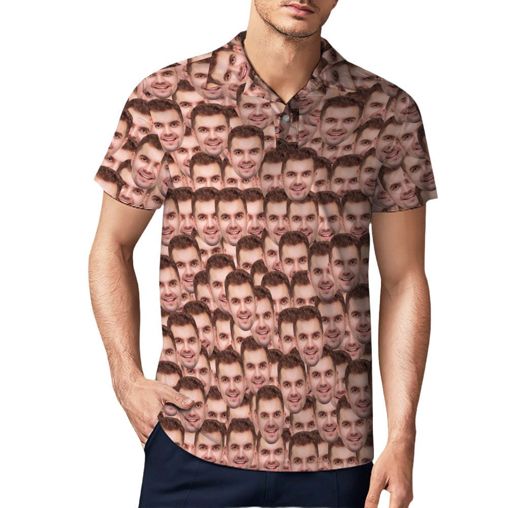 Men's Custom Polo Shirt Personalised Golf Shirts