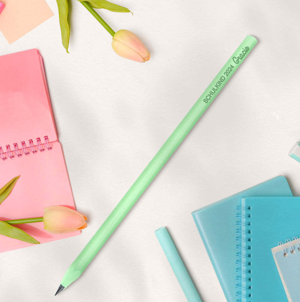 Personalized Pencil Custom School Supplies School Enrollment Back to School Gift for Children - SantaSocks