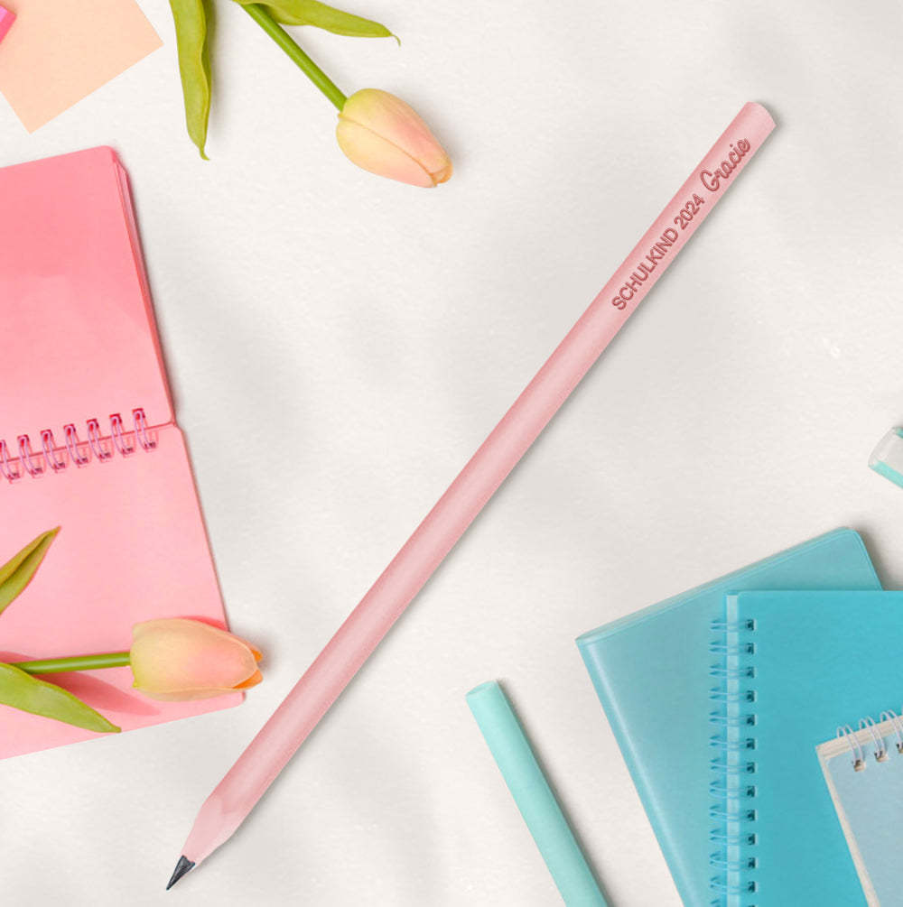 Personalized Pencil Custom School Supplies School Enrollment Back to School Gift for Children - SantaSocks