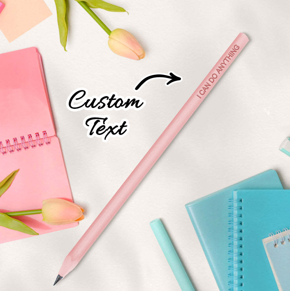 Personalized Pencil Custom School Supplies School Enrollment Back to School Gift for Children - SantaSocks