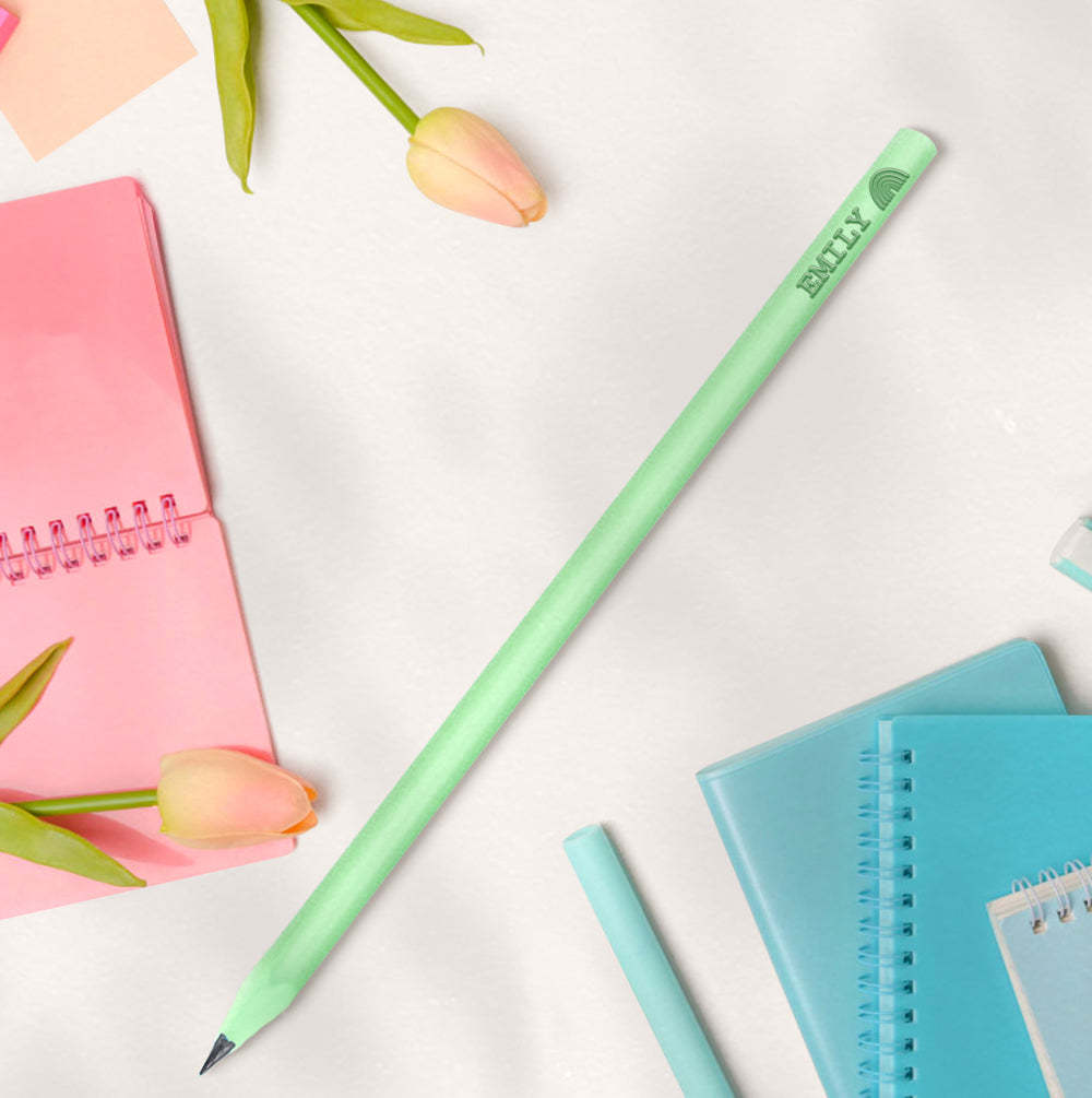 Personalized Pencil Custom School Supplies School Enrollment Back to School Gift for Children - SantaSocks