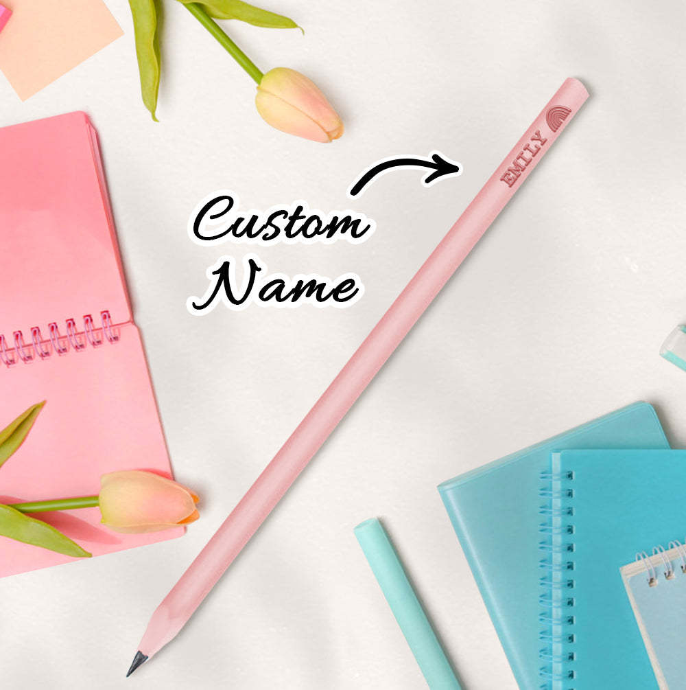 Personalized Pencil Custom School Supplies School Enrollment Back to School Gift for Children - SantaSocks