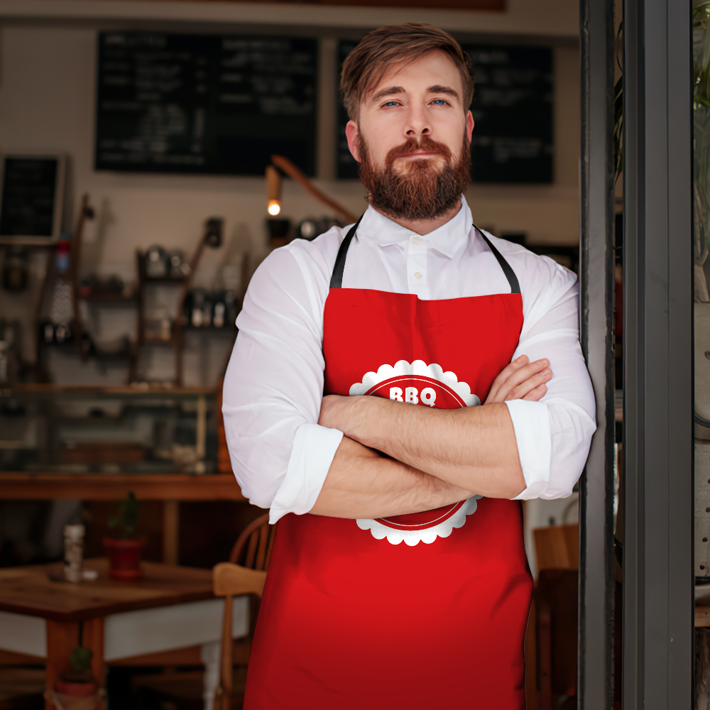 Custom Name Apron - BBQ KING