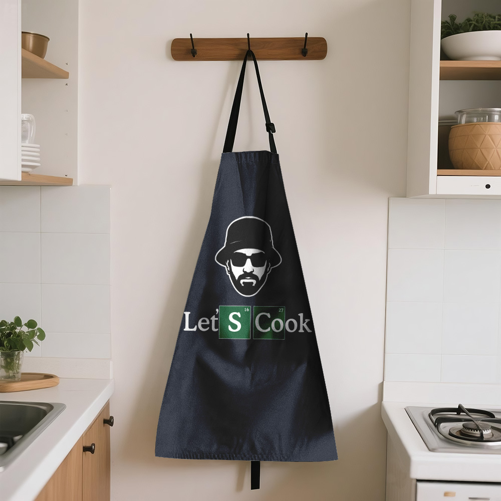 Custom Face Photo Apron Personalized Lets Cook Vintage Apron Gift For Dad Gradnpa