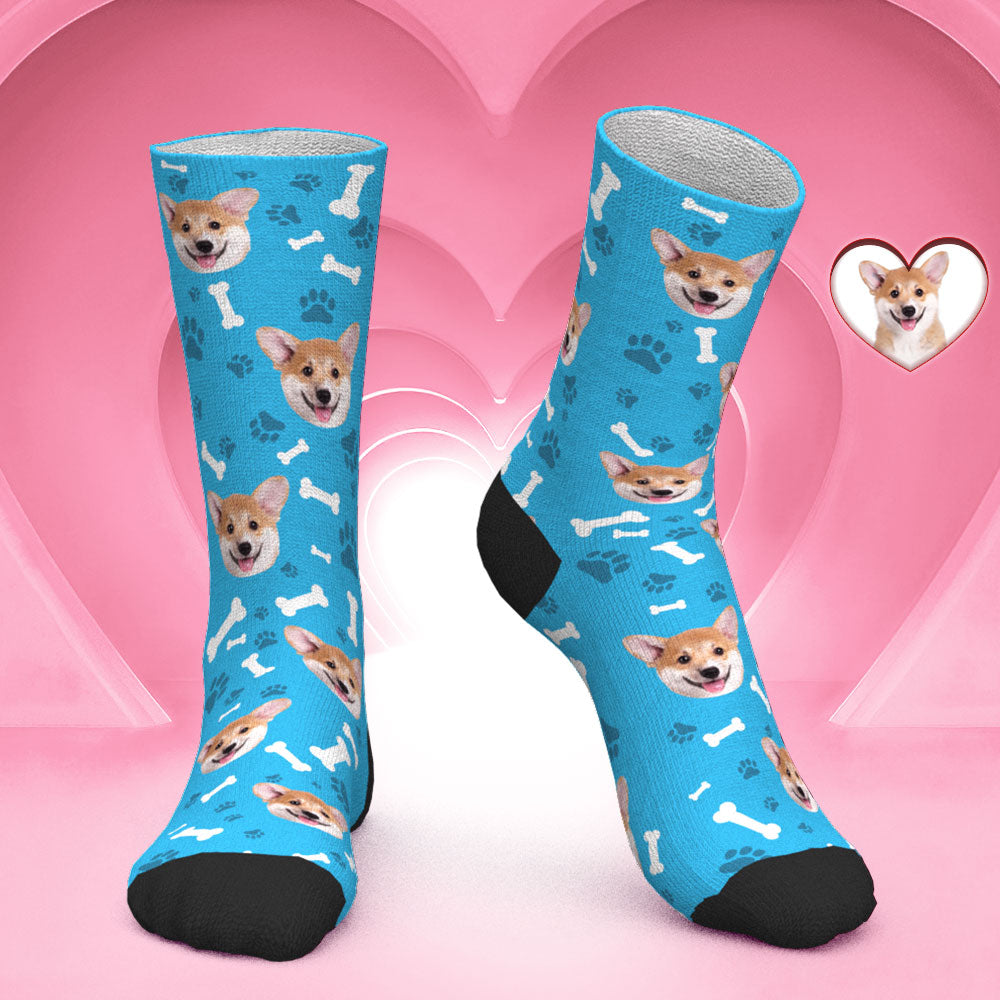 Photo Socks, Custom Dog Face Socks