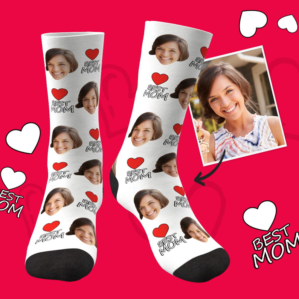 Custom Face Socks Best Mom Gifts For Mom