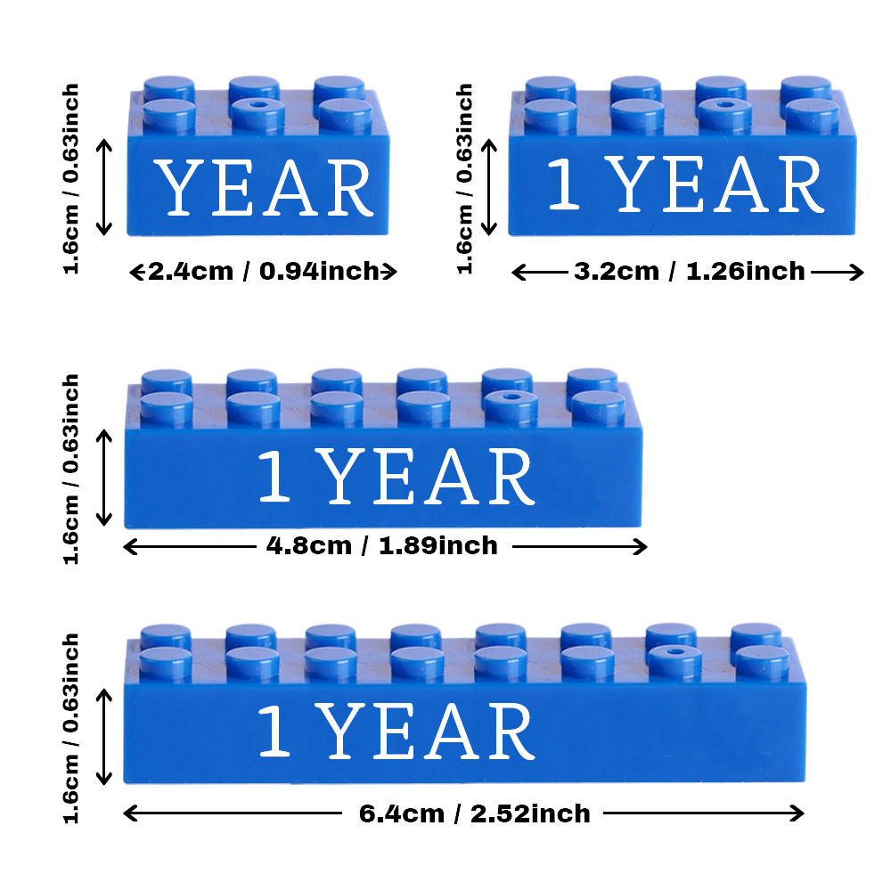 Building Block Gifts Custom Text Induction Gift Company Age Building Blocks Multi-Color Different Size Building Block Gifts