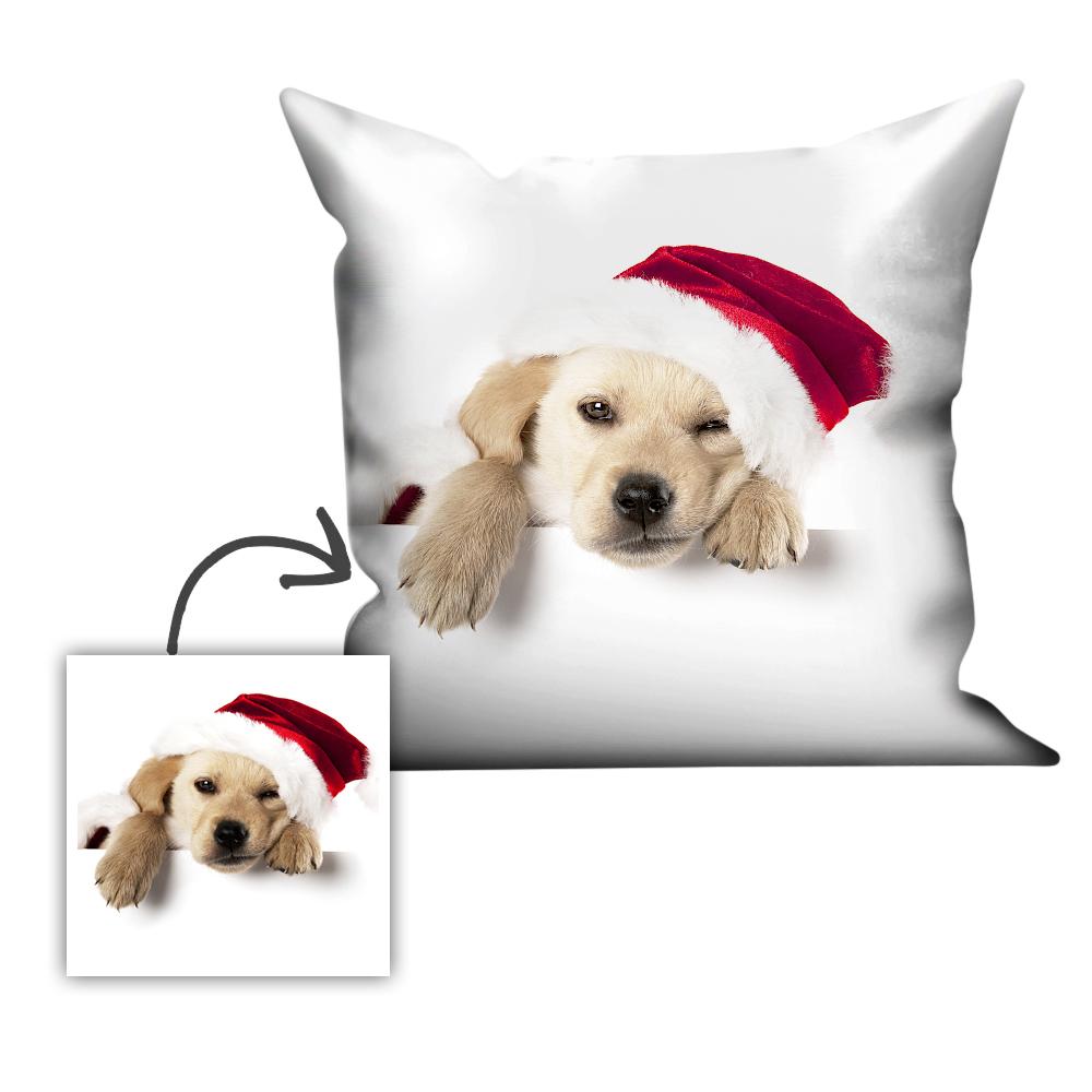 Christmas Gift Limited Offer Custom Couple Photo Throw Pillow