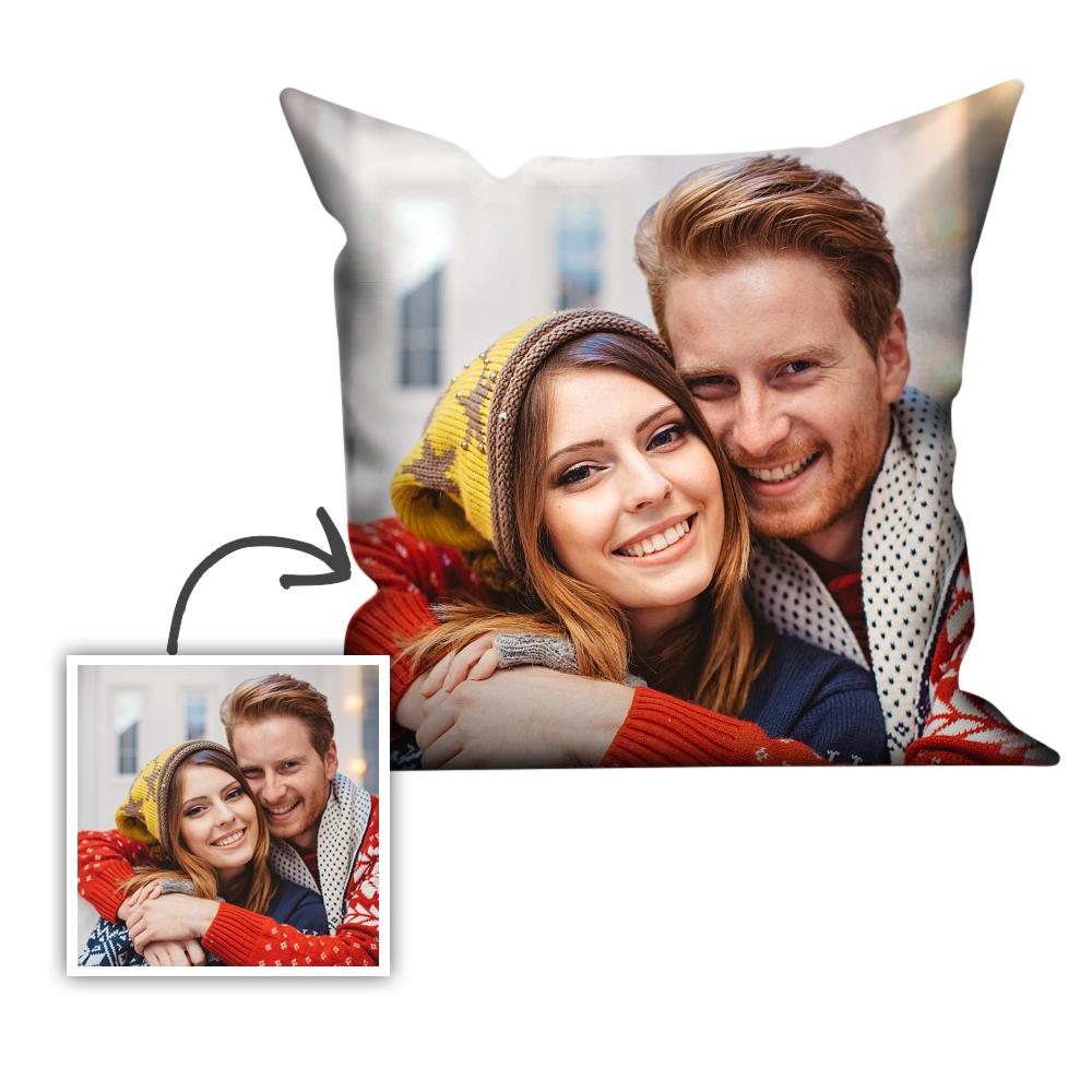 Christmas Gift Limited Offer Custom Couple Photo Throw Pillow