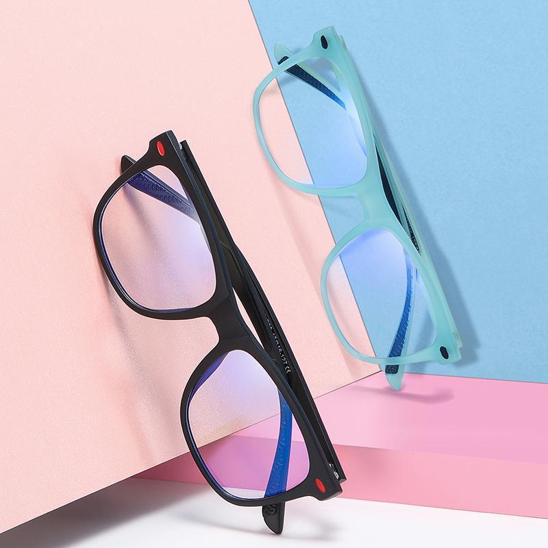 Cutie - (Age 7-12)Children Blue Light Blocking Computer Reading Gaming Glasses-Transparent Orange