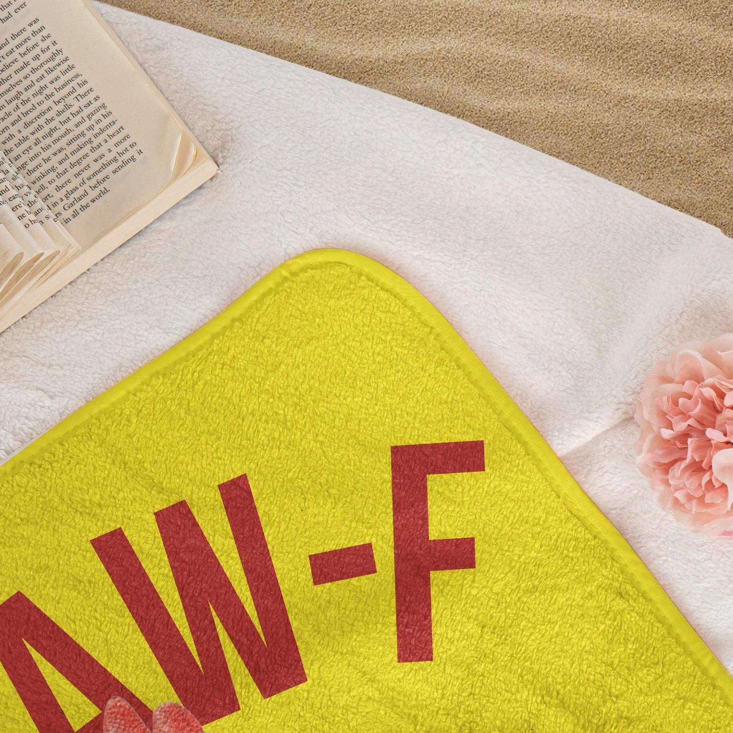 F-Caw-F I F*cking Hate People - Personalized Beach Towel - SantaSocks