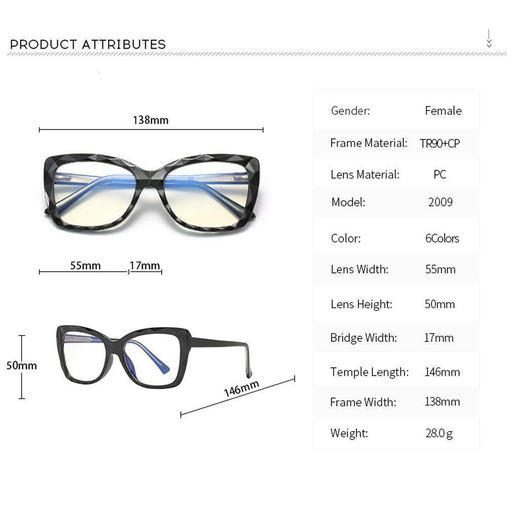 Hope - Fashion Blue Light Blocking Computer Reading Gaming Glasses - Transparent Pink