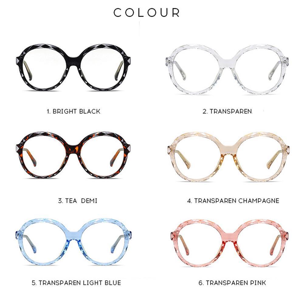 Mori - Fashion Blue Light Blocking Computer Reading Gaming Glasses - Transparent Champagne