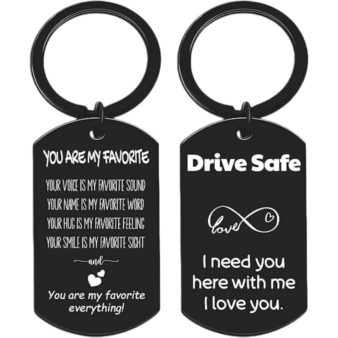 Inspirational Little Reminders Keychain Stainless Steel Encouragement Gift for Her & Him