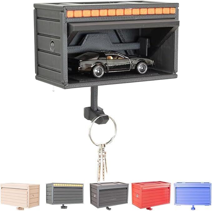 Car Garage Key Holder with Opening Door Funny Gift Idea