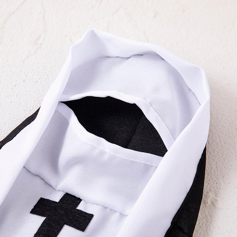 Cat Nun Costume for Halloween – Funny Pet Dress-Up Outfit with Cross Detail, Perfect Gift for Cat Lovers - SantaSocks