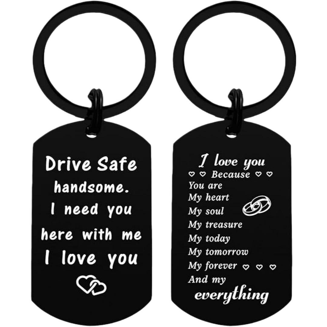 Inspirational Little Reminders Keychain Stainless Steel Encouragement Gift for Her & Him