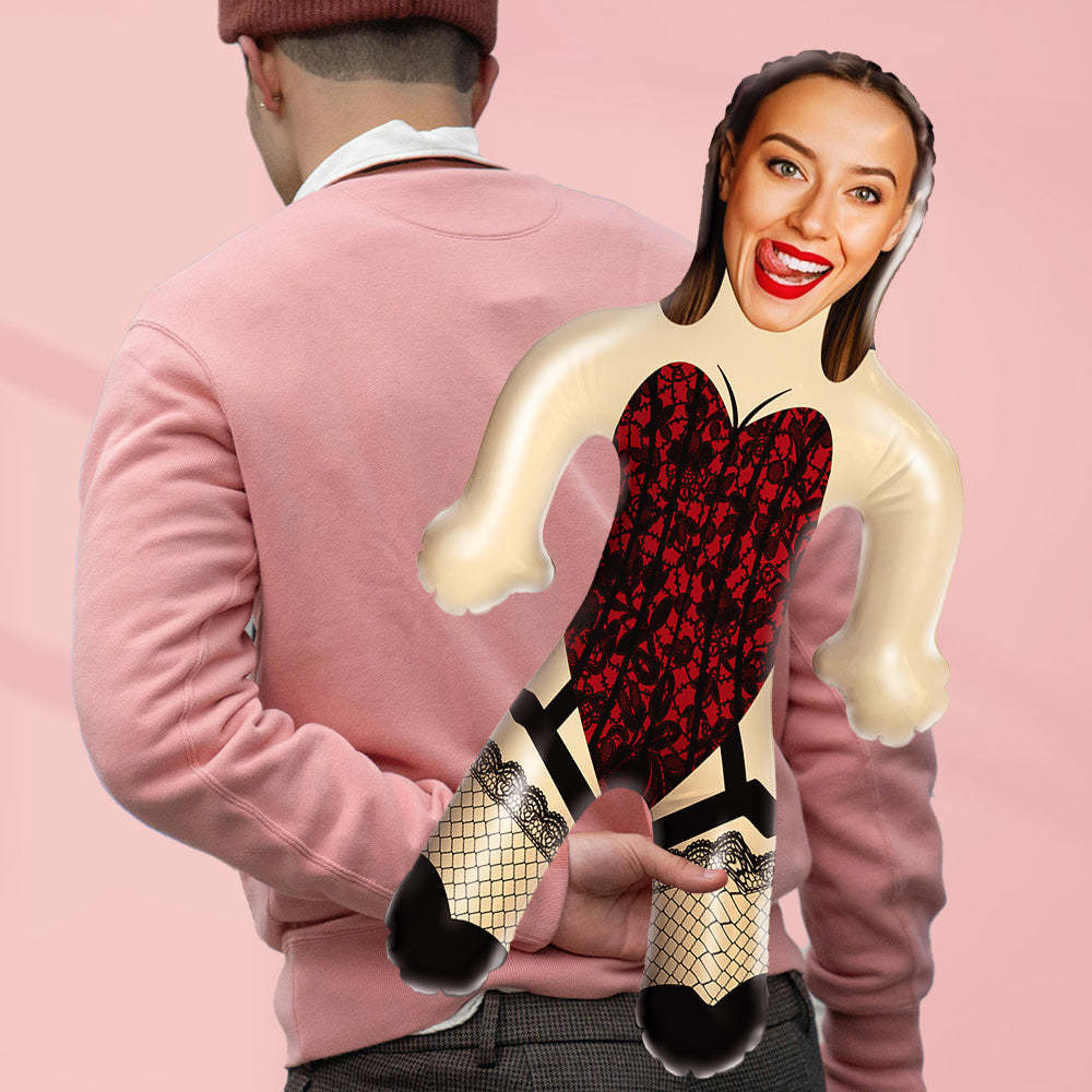 Custom Inflatable Minime Balloon Blow Up Dolls Sexy Bodysuit Doll Custom Face Air Minime for Couple - SantaSocks