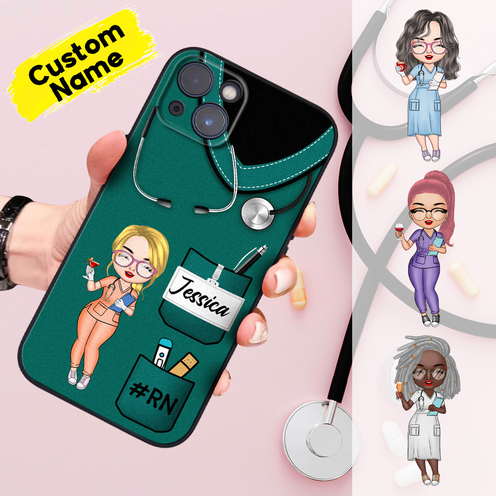 Custom Phone Case Photo Protective Phone Case Birthday Nurses Day Gift For Nurse