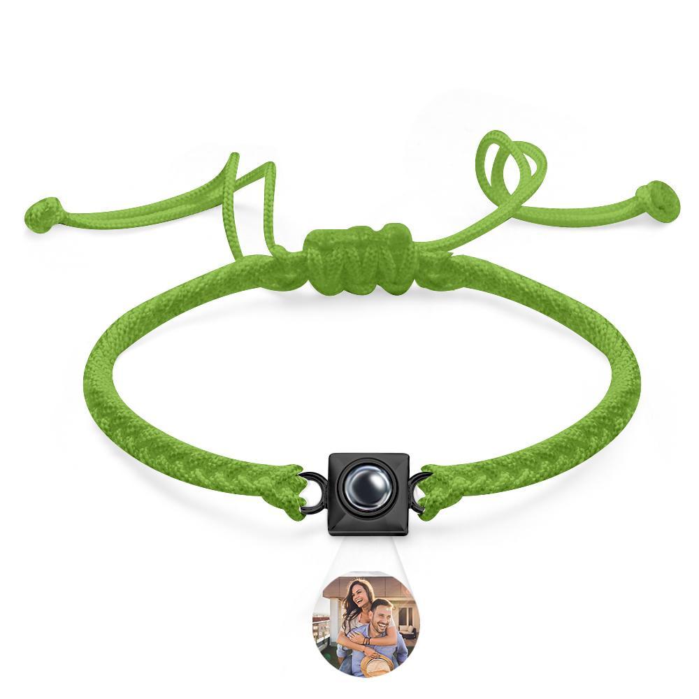 Custom Projection Bracelet Square Weave Sports Gift for Men - SantaSocks