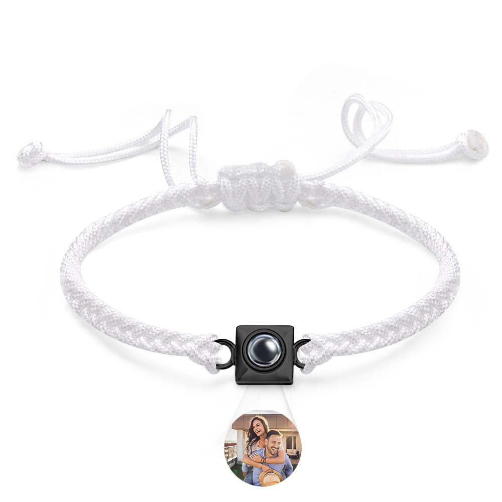 Custom Projection Bracelet Square Weave Sports Gift for Men - SantaSocks