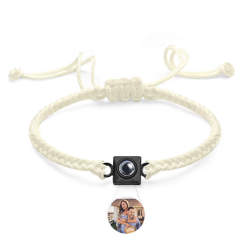 Custom Projection Bracelet Square Weave Sports Gift for Men - SantaSocks