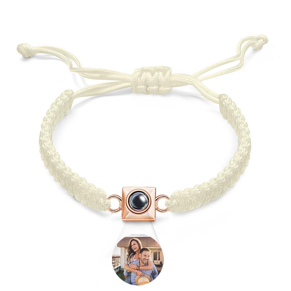 Custom Projection Bracelet Weave Fashion Gift for Men - SantaSocks